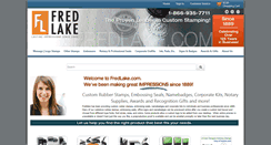 Desktop Screenshot of fredlake.com